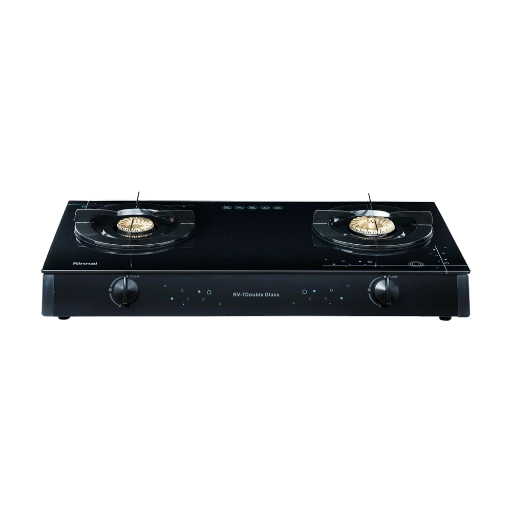 Bếp gas đôi RV-7Double Glass mặt kính